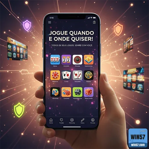 win57 - app exclusivo - Interface do App